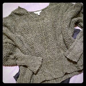 Olive green baggy sweater